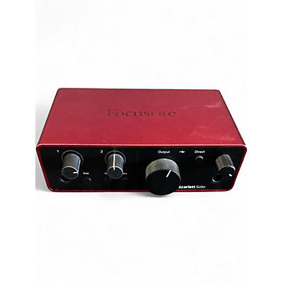 Used 2023 Focusrite Scarlett Solo Gen 4 Audio Interface