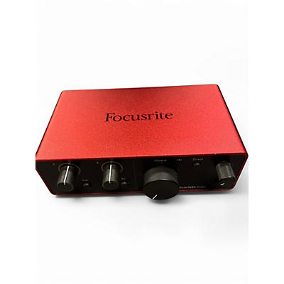 Used 2023 Focusrite scarlett solo 4th gen Audio Interface