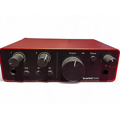 Used 2023 Focusrite scarlett solo gen 4 Audio Interface