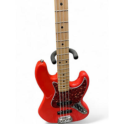 Used 2023 G&L JB4 Fullerton Red Electric Bass Guitar