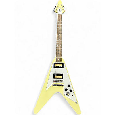 Used 2023 Gibson '70s Flying V Classic White Solid Body Electric Guitar