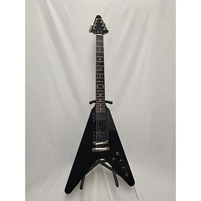 Gibson Used 2023 Gibson 80s Flying V Black Solid Body Electric Guitar