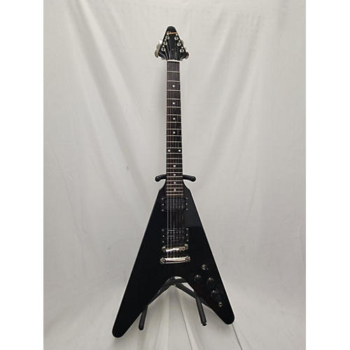 Gibson Used 2023 Gibson 80s Flying V Black Solid Body Electric Guitar Black