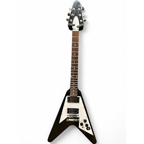 Used 2023 Gibson Custom Shop Murphy Lab Kirk Hammett 1979 Flying V Ebony Solid Body Electric Guitar Ebony
