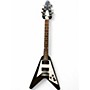 Used 2023 Gibson Custom Shop Murphy Lab Kirk Hammett 1979 Flying V Ebony Solid Body Electric Guitar Ebony