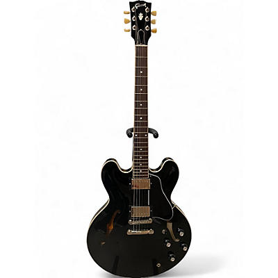 Used 2023 Gibson ES-335 BLACK Hollow Body Electric Guitar