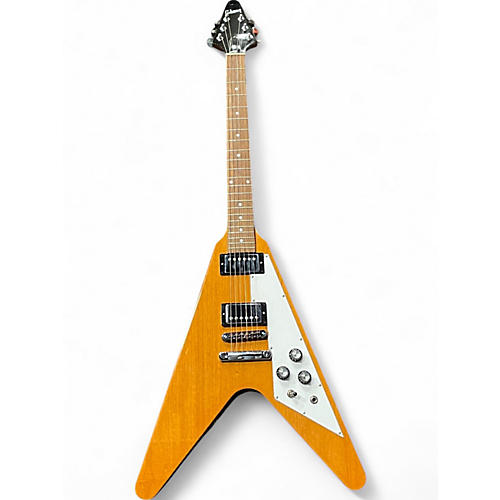 Used 2023 Gibson Flying V Antique Natural Solid Body Electric Guitar Antique Natural