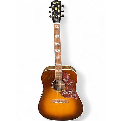 Used 2023 Gibson Hummingbird Studio WALNUT BURST Acoustic Guitar WALNUT BURST