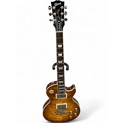 Used 2023 Gibson LES PAUAL STANDARD QUILT TOP Trans Amber Solid Body Electric Guitar