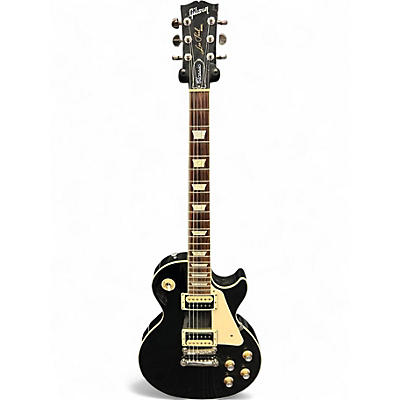 Used 2023 Gibson Les Paul Classic Black Solid Body Electric Guitar