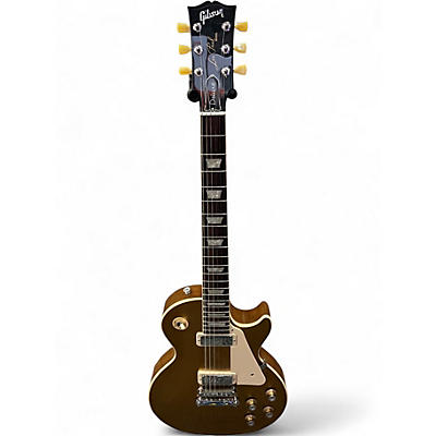 Used 2023 Gibson Les Paul Deluxe Gold Top Solid Body Electric Guitar