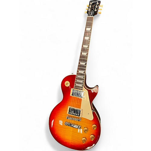 Used 2023 Gibson Les Paul Standard 1950S Neck Cherry Sunburst Solid Body Electric Guitar Cherry Sunburst