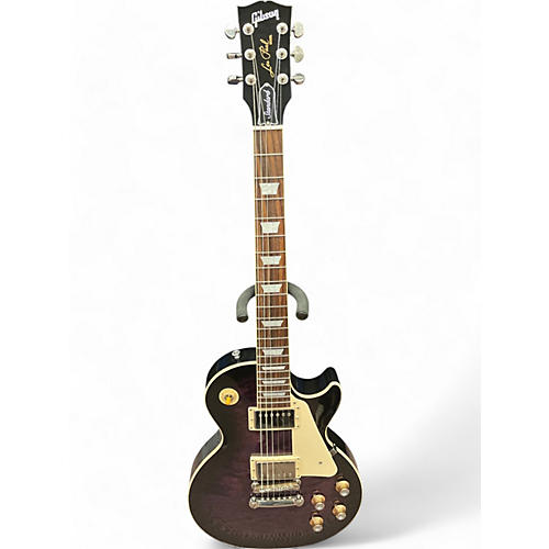 Gibson Used 2023 Gibson Les Paul Standard 1960S Neck Quilted Dark Purple Burst Solid Body Electric Guitar Quilted Dark Purple Burst