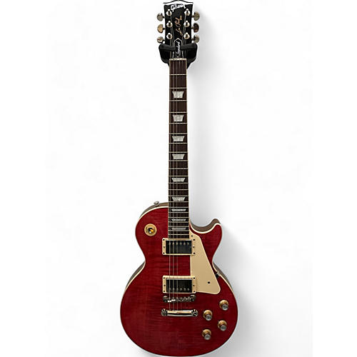 Gibson Used 2023 Gibson Les Paul Standard 1960S Neck Trans Fuschia Solid Body Electric Guitar Trans Fuschia