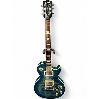 Used 2023 Gibson Les Paul Standard 1960's Neck AAA Quilt  Ocean Water Solid Body Electric Guitar
