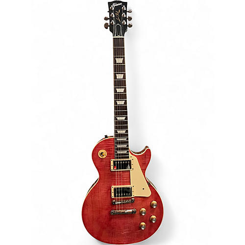 Used 2023 Gibson Les Paul Standard 50s Translucent Fuchsia Solid Body Electric Guitar Translucent Fuchsia