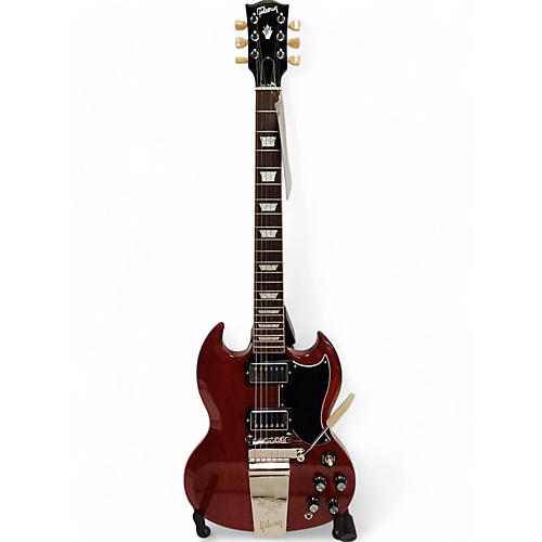 Gibson Used 2023 Gibson SG Standard '61 Maestro Vibrola Cherry Solid Body Electric Guitar Cherry