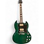 Used 2023 Gibson SG Trans Green Solid Body Electric Guitar Trans Green