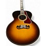 Used 2023 Gibson SJ200 Super Jumbo Custom Sunburst Acoustic Guitar Sunburst