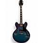 Used 2023 Gibson es335 block figured  Blueberry Burst Hollow Body Electric Guitar Blueberry Burst