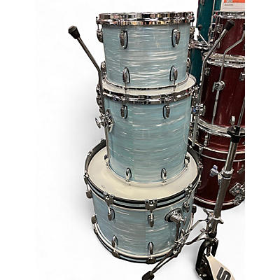 Used 2023 Gretsch Drums 3 Piece Brooklyn Series Oyster White Drum Kit