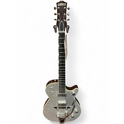 Used 2023 Gretsch Guitars G6129T-1957 1957 Reissue Silver Jet Bigsby Silver Solid Body Electric Guitar