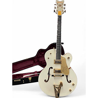 Used 2023 Gretsch Guitars G6136T-59VS White Falcon Bigsby White Hollow Body Electric Guitar