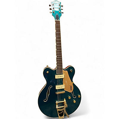 Used 2023 Gretsch Guitars Pristine LTD Center Block Double-Cut with Bigsby Petrol Blue Hollow Body Electric Guitar