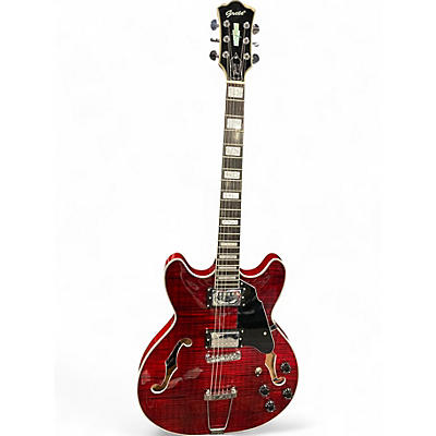 Used 2023 Grote 335 Cherry Red Hollow Body Electric Guitar