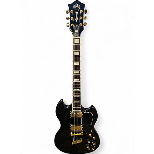 Used 2023 Guild POLARA KIM THAYIL  BLACK Solid Body Electric Guitar BLACK