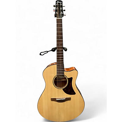 Used 2023 Ibanez AAM300CE-NT Natural Acoustic Electric Guitar