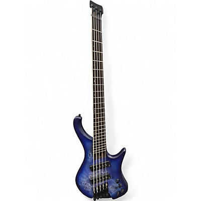 Used 2023 Ibanez EHB1505MS BLUE POPLAR Electric Bass Guitar