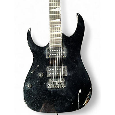 Used 2023 Ibanez GRG120BDX Left Handed Metallic Black Electric Guitar