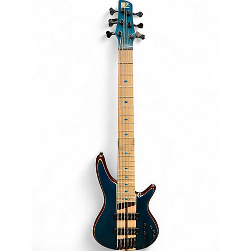 Used 2023 Ibanez SR1426B Carribean Green Electric Bass Guitar Carribean Green