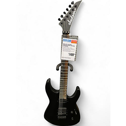 Jackson Used 2023 Jackson American Series Virtuoso satin black Solid Body Electric Guitar satin black