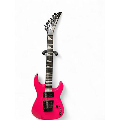 Used 2023 Jackson JS1X Minion Shocking Pink Solid Body Electric Guitar