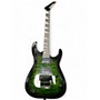 Used 2023 Jackson JS32 Dinky Trans Green Burst Solid Body Electric Guitar Trans Green Burst