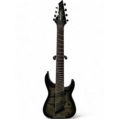 Jackson Used 2023 Jackson X SERIES SOLOIST ARCH TOP SLATX8Q Transparent Black Burst Solid Body Electric Guitar