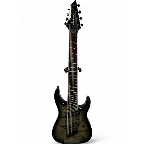 Jackson Used 2023 Jackson X SERIES SOLOIST ARCH TOP SLATX8Q Transparent Black Burst Solid Body Electric Guitar Transparent Black Burst