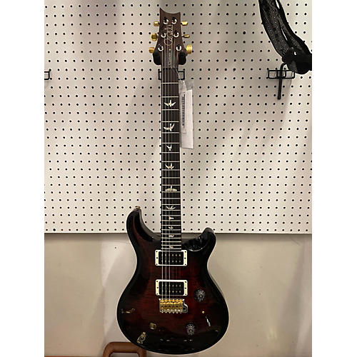 PRS Used 2023 PRS Custom 24 10 Top Fire Smoke Burst Solid Body Electric Guitar Fire Smoke Burst