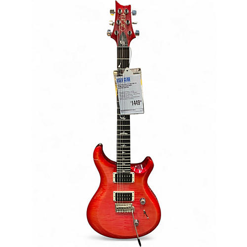 Used 2023 PRS S2 Custom 24 Trans Red Solid Body Electric Guitar Trans Red