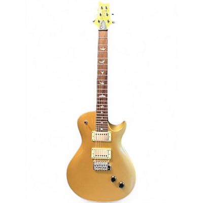Used 2023 PRS SE SANTANA SINGLECUT Gold Top Solid Body Electric Guitar