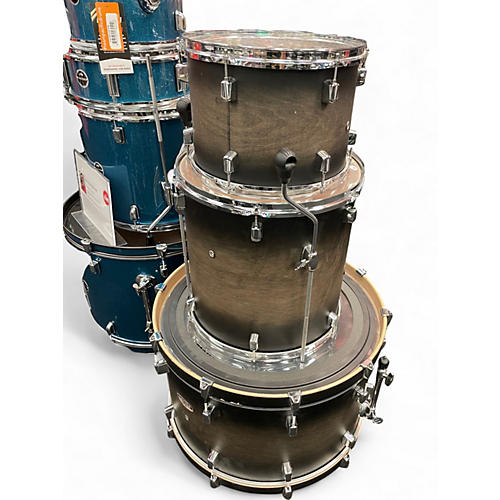 Used 2023 Pearl 3 Piece Decade Maple Satin Black Burst Drum Kit Satin Black Burst
