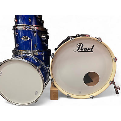 Used 2023 Pearl 5 Piece Export high voltage blue Drum Kit
