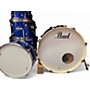 Used 2023 Pearl 5 Piece Export high voltage blue Drum Kit high voltage blue