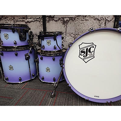 SJC Drums Used 2023 SJC Drums 5 piece Custom Maple Purple Fade Drum Kit