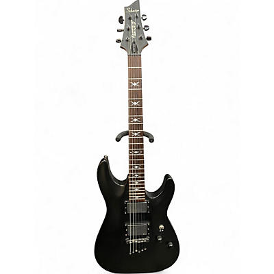 Used 2023 Schecter Guitar Research C1 Platinum Black Solid Body Electric Guitar