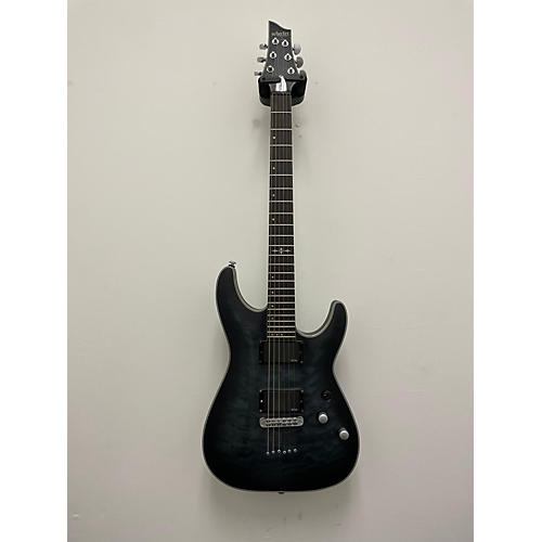 Schecter Guitar Research Used 2023 Schecter Guitar Research C1 Platinum Trans Black Solid Body Electric Guitar Trans Black