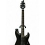 Used 2023 Schecter Guitar Research Damien Elite 6 Floyd Rose Silver Sparkle Solid Body Electric Guitar Silver Sparkle