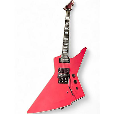 Used 2023 Schecter Guitar Research E1 FR S Sustaniac Candy Apple Red Solid Body Electric Guitar